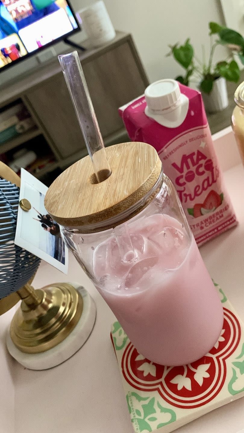 vita coco dulces bebida rosa